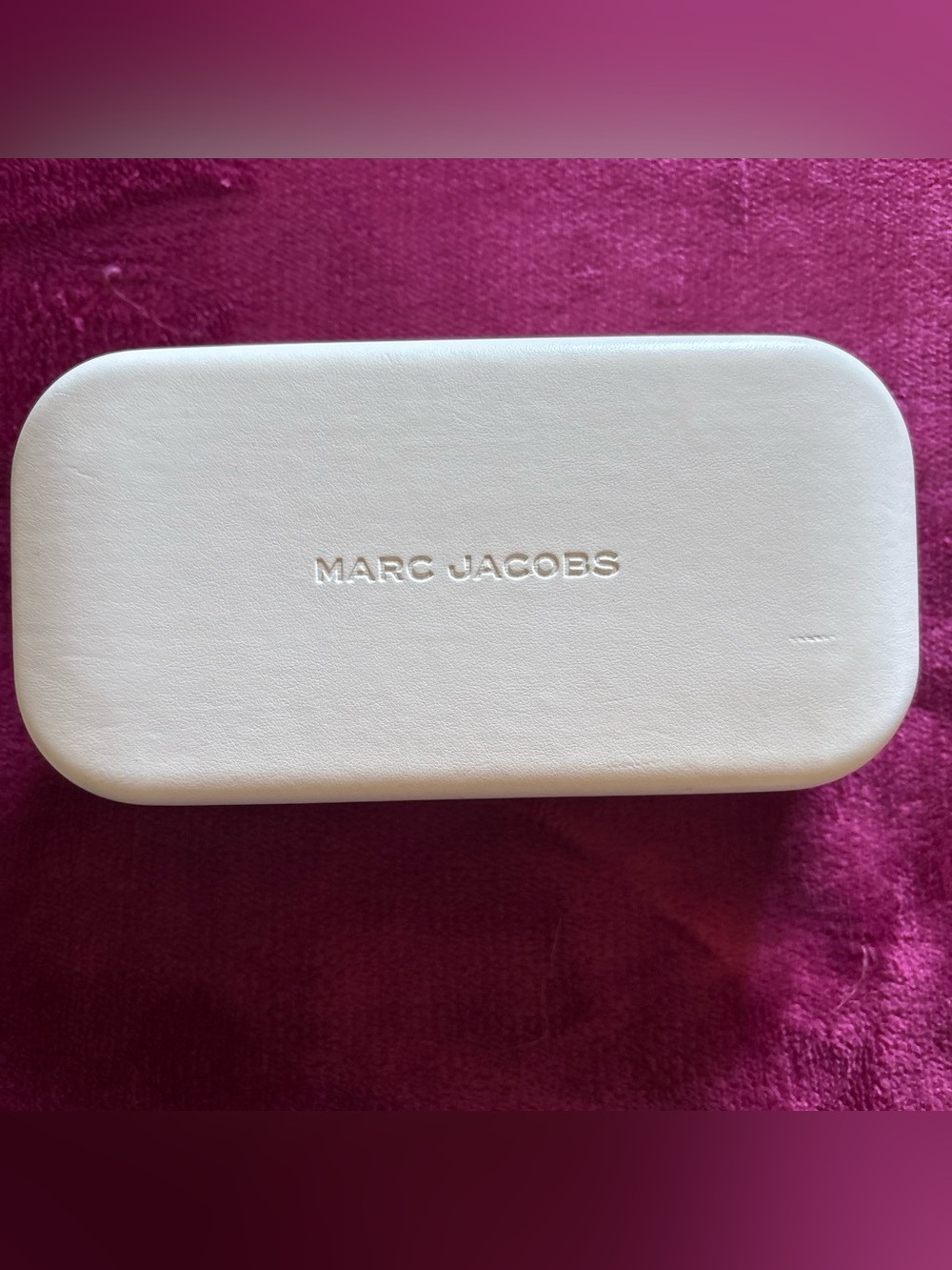 Marc Jacobs White Eyewear Case